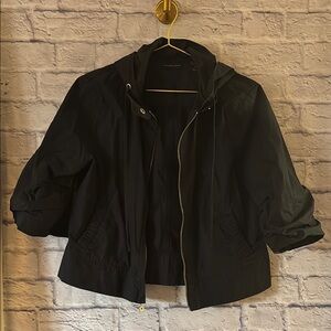 New York and Company Cropped Black Jacket Medium Black